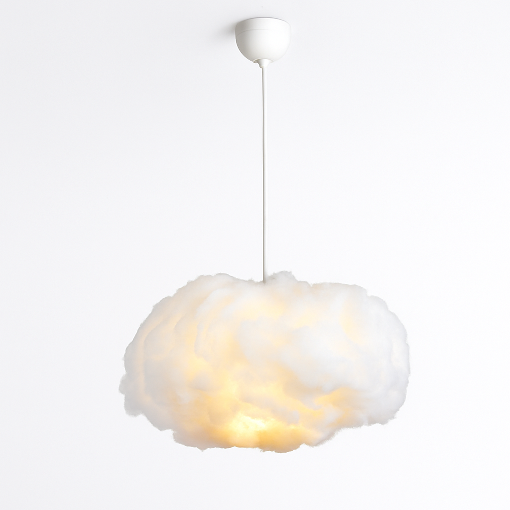 Lustre Nuage LED Moderne Blanc - Suspension Design Art Déco