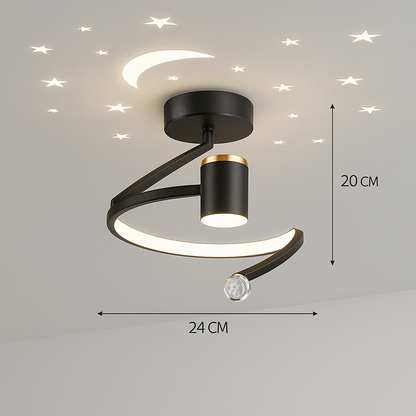 Lustre LED Scandinave Ciel Étoilé Dimmable