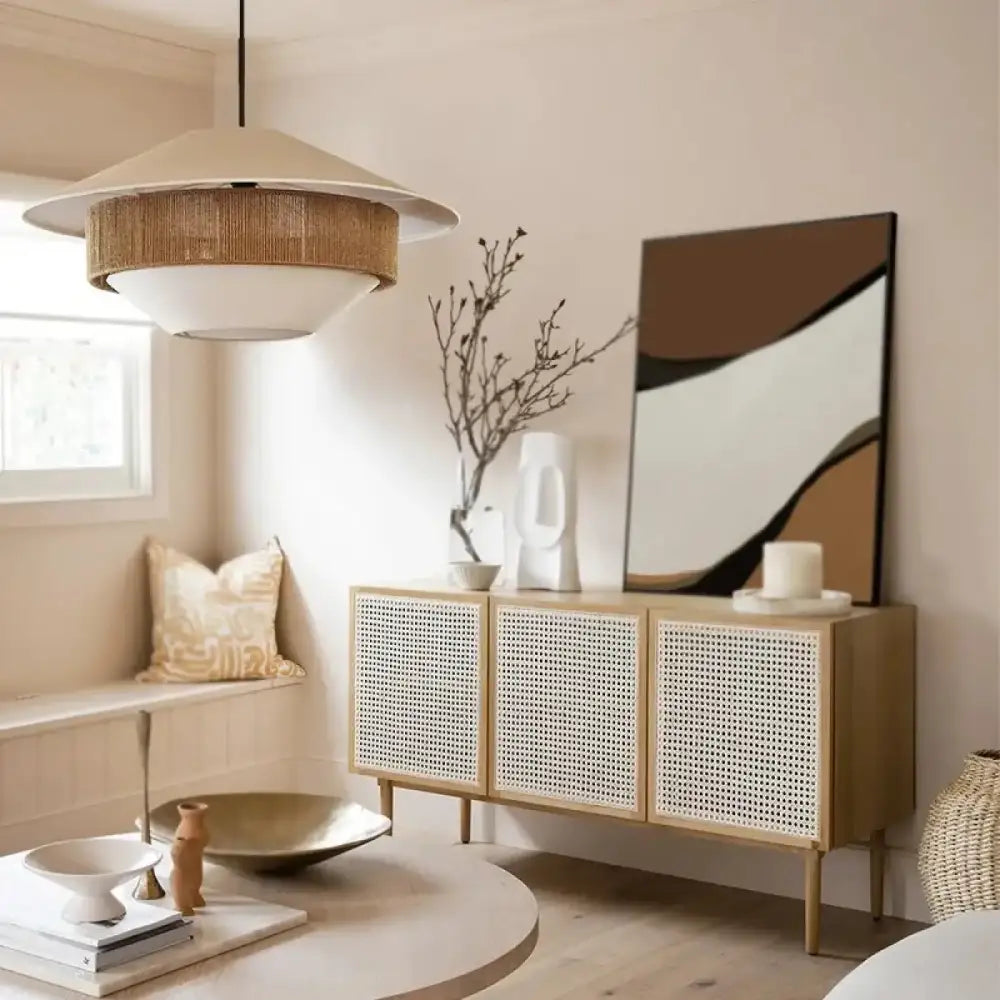 Lustre salon osier | Nara
