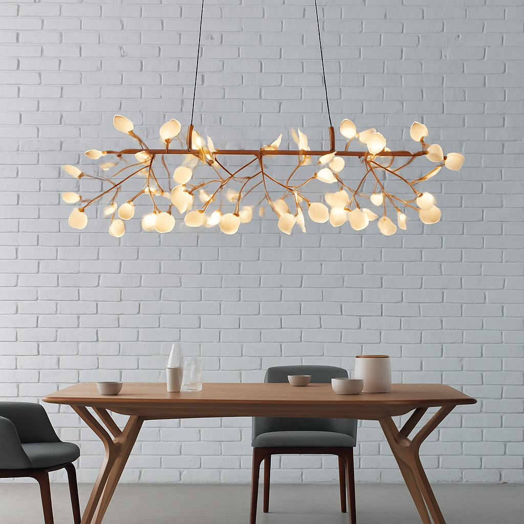 Lustre LED Firefly SANDYHA Cristal Design Naturel Moderne