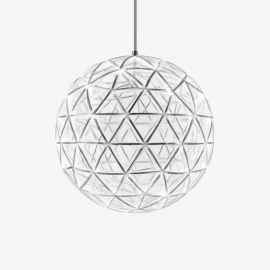 Lustre Suspension LED Spark Ball Design Moderne Acier Inoxydable