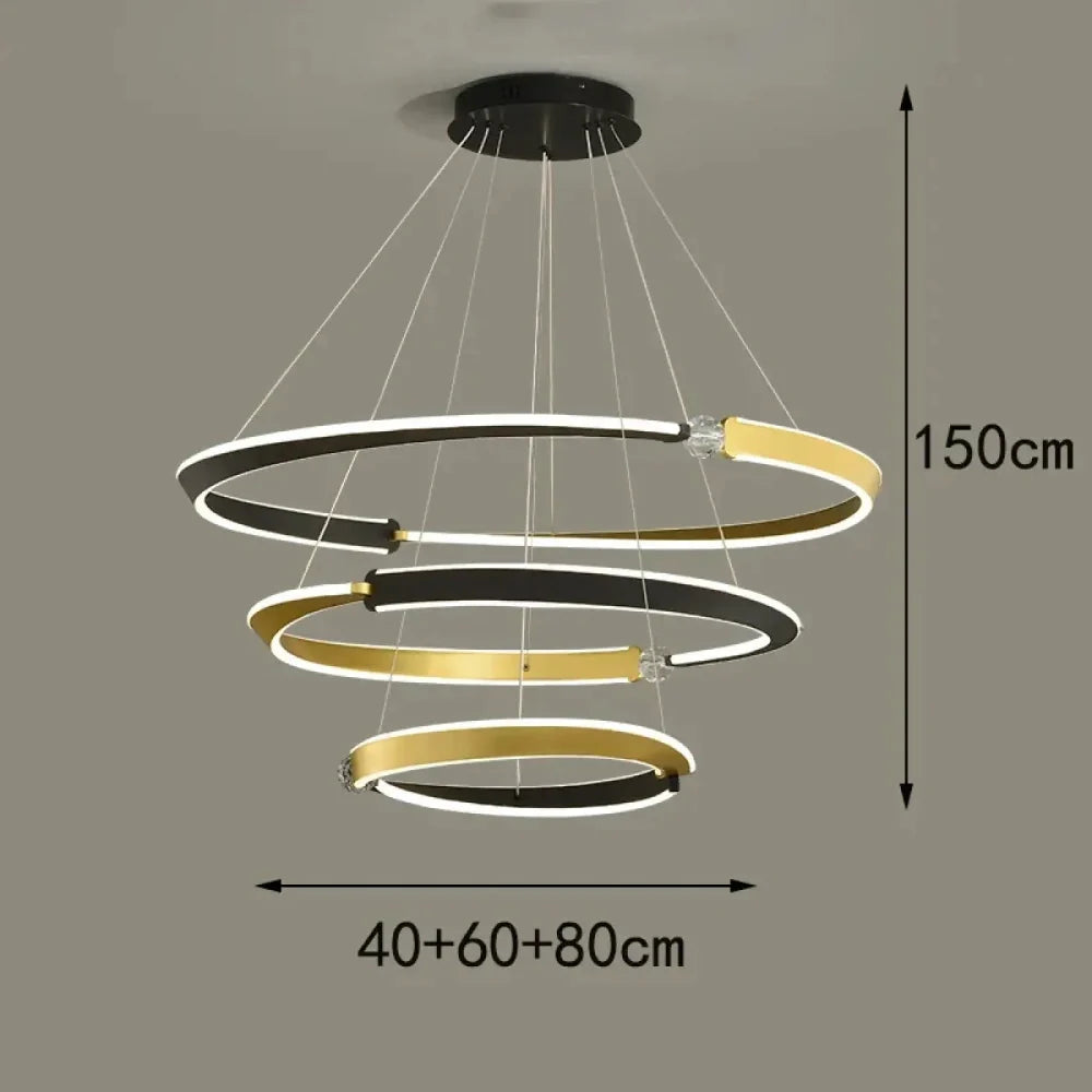 Lustre 3 anneaux | Aethel