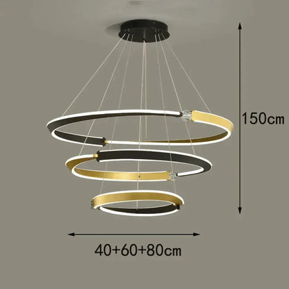 Lustre 3 anneaux | Aethel