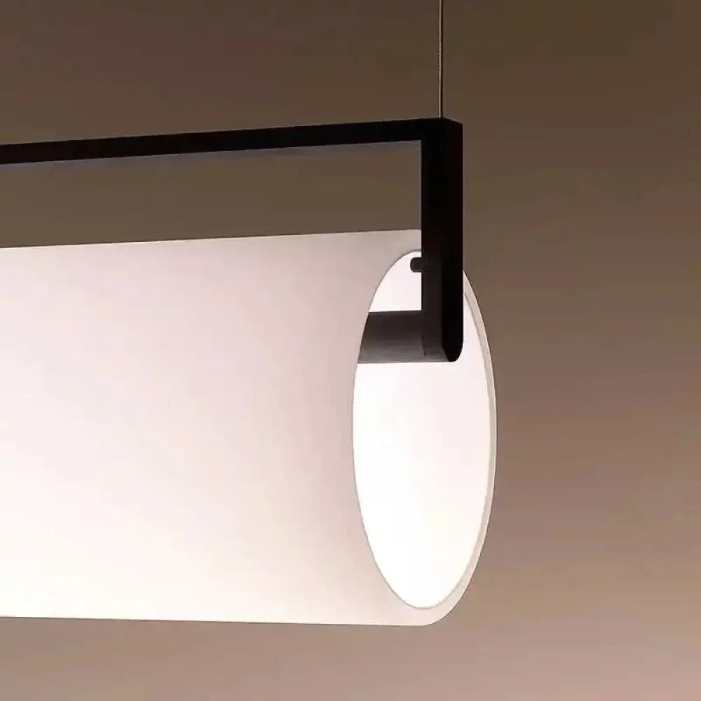 Lustre cylindre opalin | Aethel Lumina