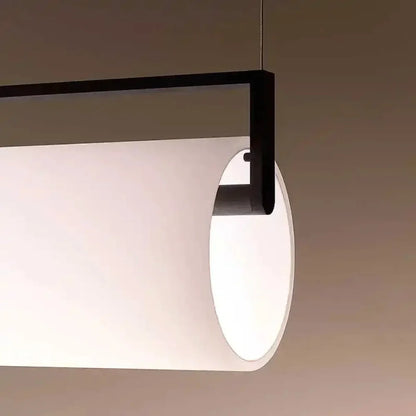 Lustre cylindre opalin | Aethel Lumina