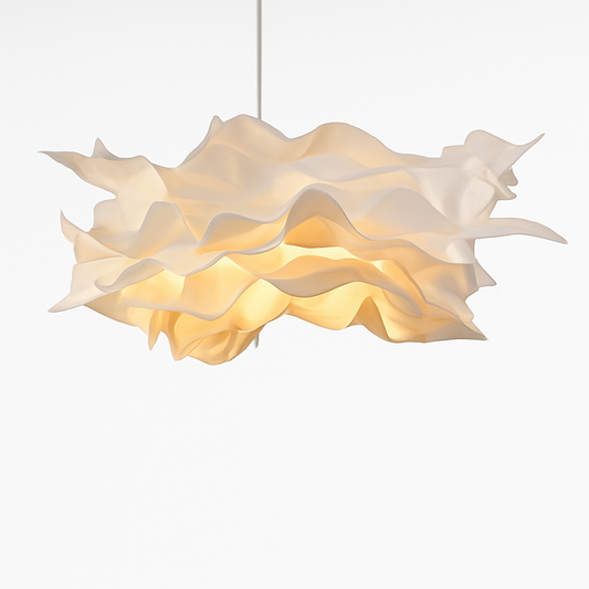 Lustre Design Papier Blanc Forme Florale