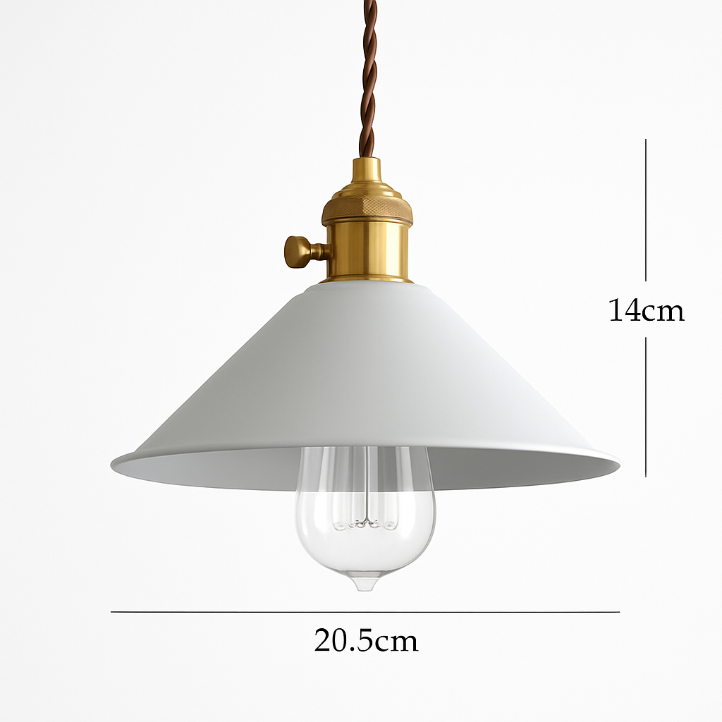 Suspension LED Nordique Macaron Métal Coloré
