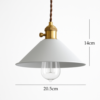 Suspension LED Nordique Macaron Métal Coloré