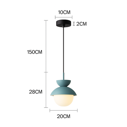 Suspension Globe Verre Scandinave Moderne