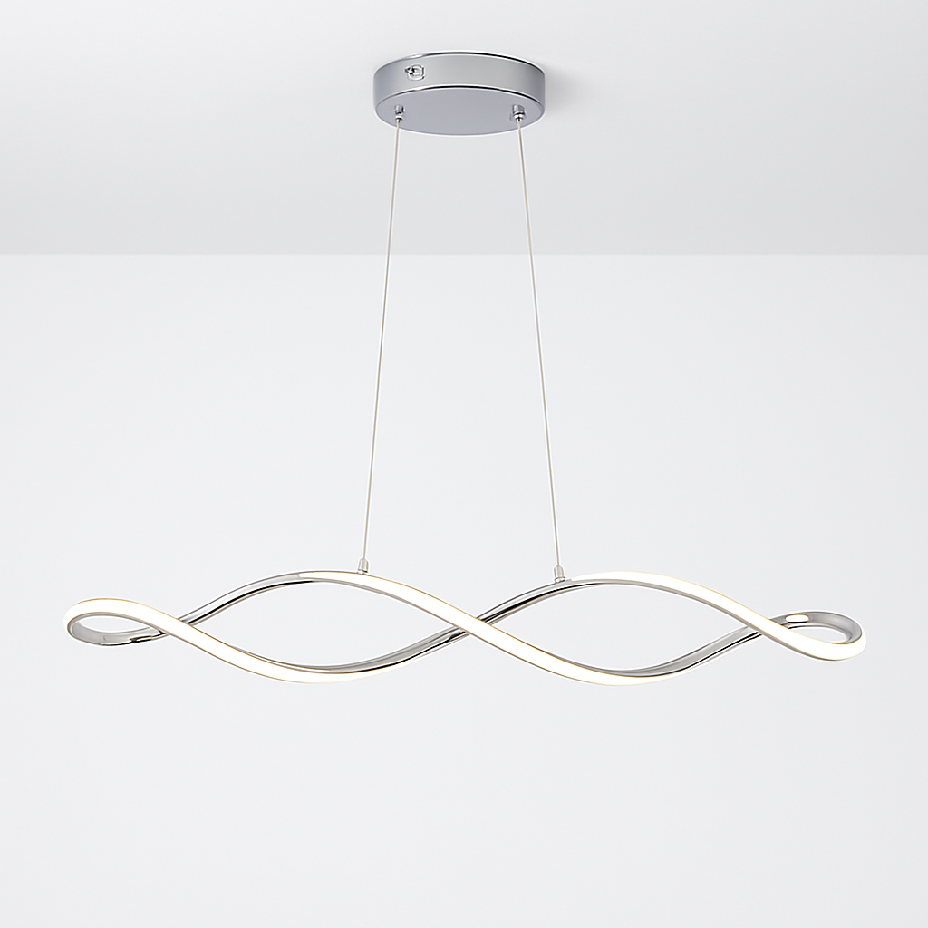 Lustre LED Moderne 92cm Aluminium Réglable